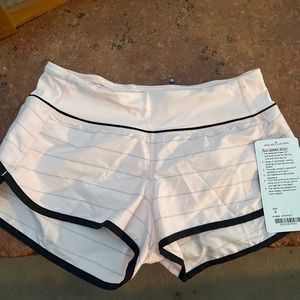 Lululemon speed shorts size 5. NWT
